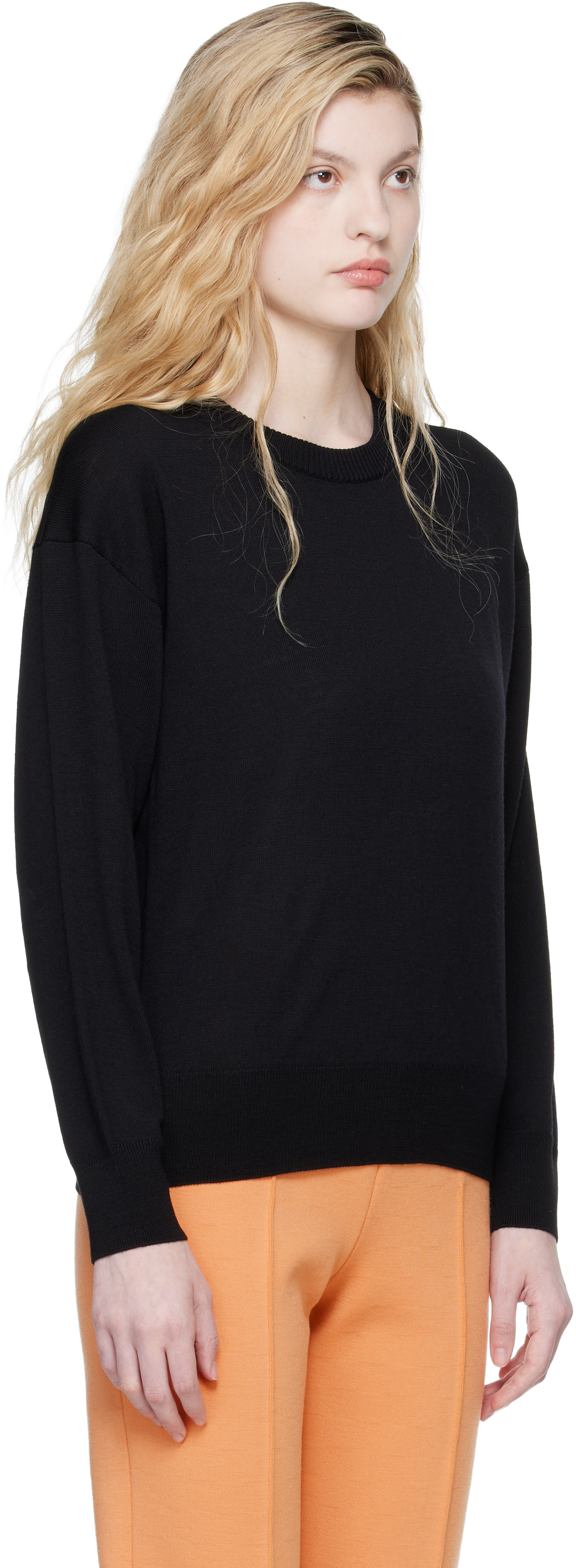 Black Jenna Pullover Sweater