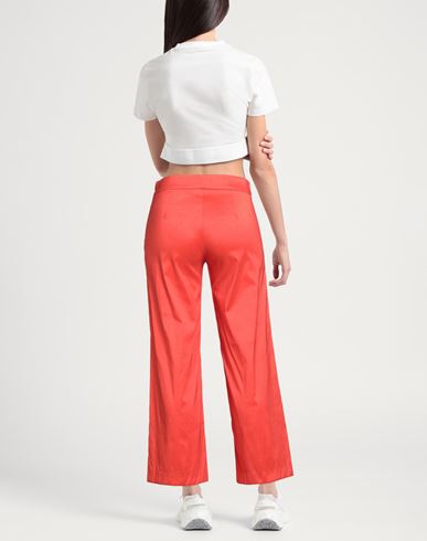 Woman Pants Rust Size 6 Polyester, Polyamide, Elastane