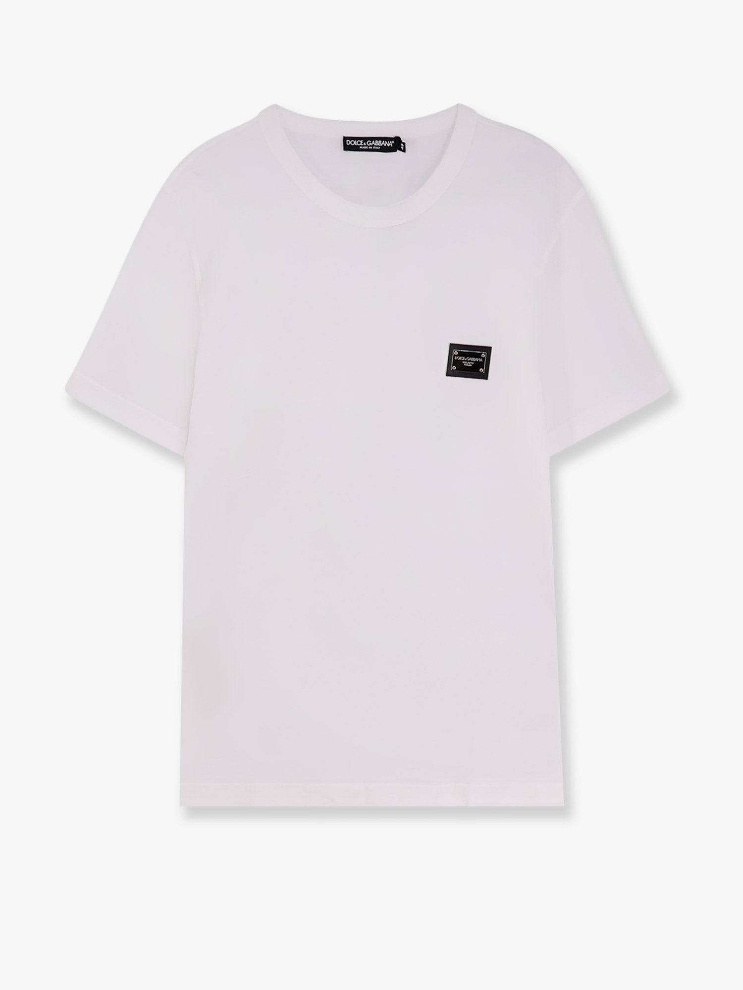 Metal Logo Plaque T-Shirt — White