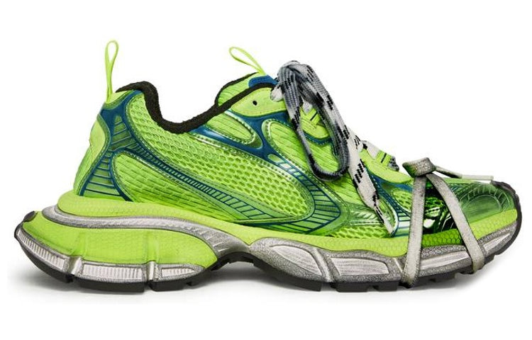 3XL Sneakers 'Fluorescent Green Mesh and Polyurethane'