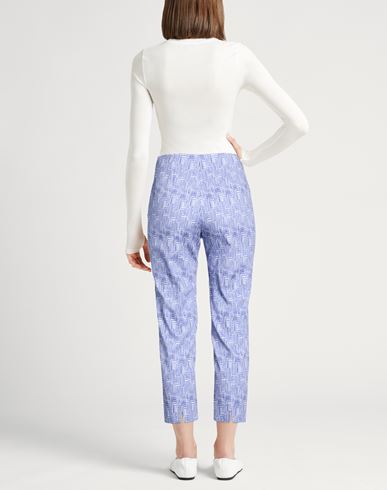 Woman Pants Light blue Size 4 Cotton, Elastane