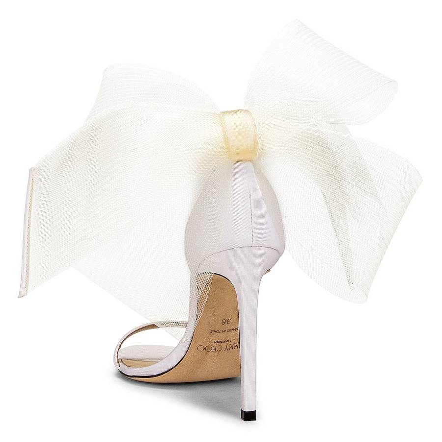 Aveline 100 Asymmetric Bow Deatil Sandals