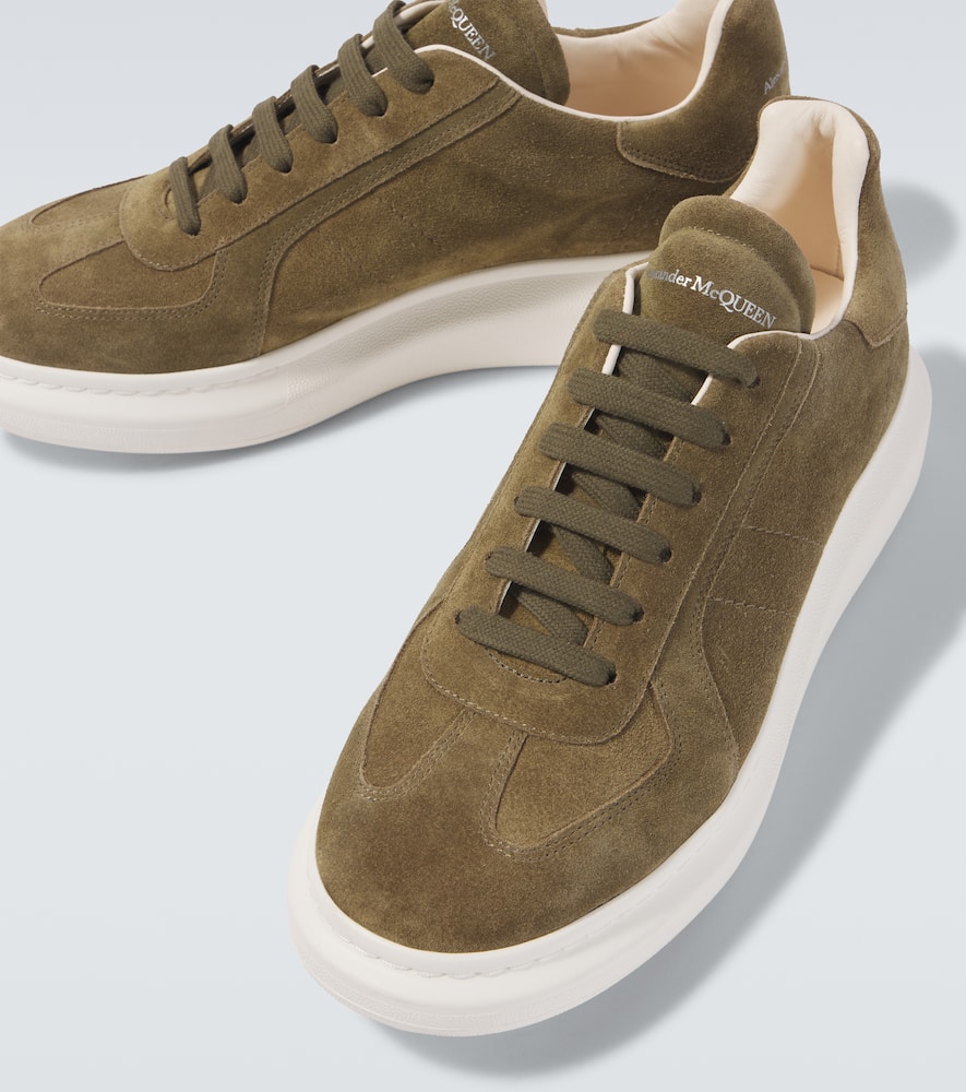 McQueen Oversized suede sneakers