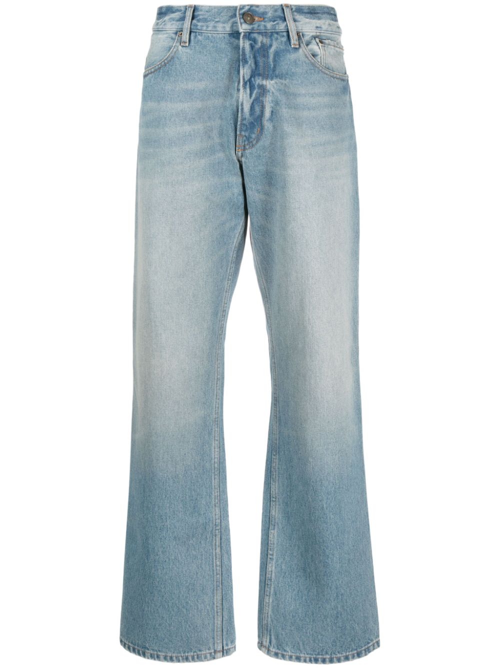Low-rise wide-leg jeans - Blue