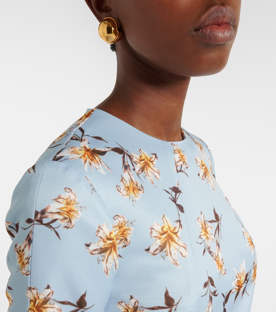 Ucellina floral midi dress