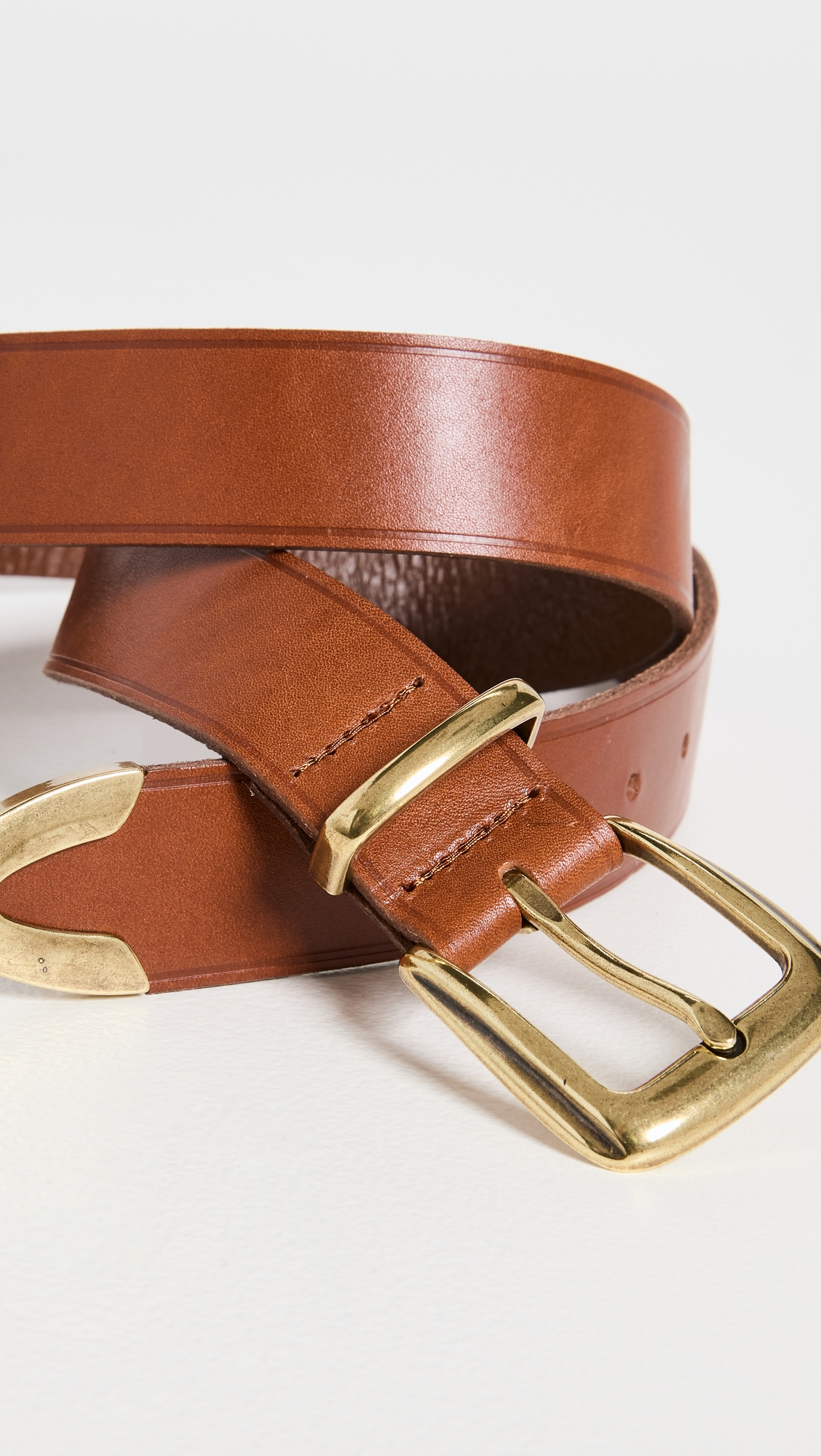 Leather Western Belt English Saddle