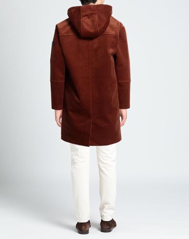 Man Coat Rust Size 40 Cotton, Elastane