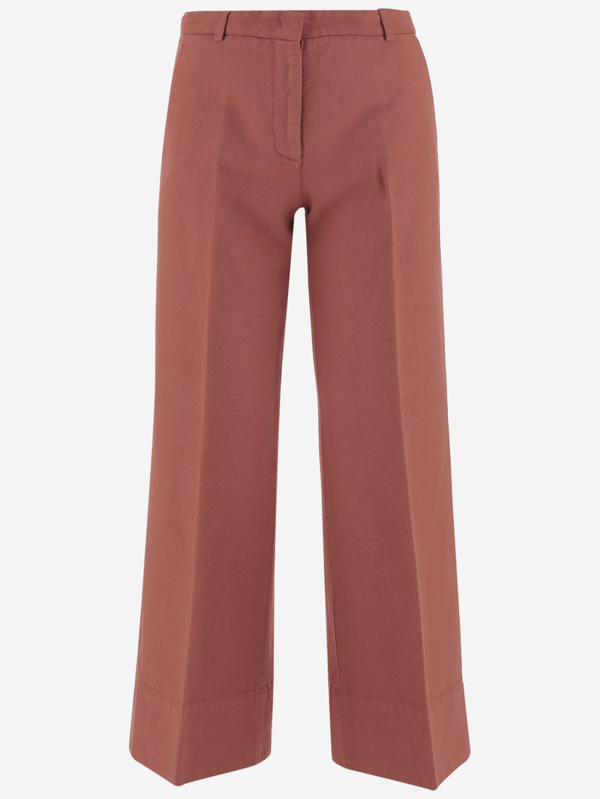 Linen And Cotton Pants