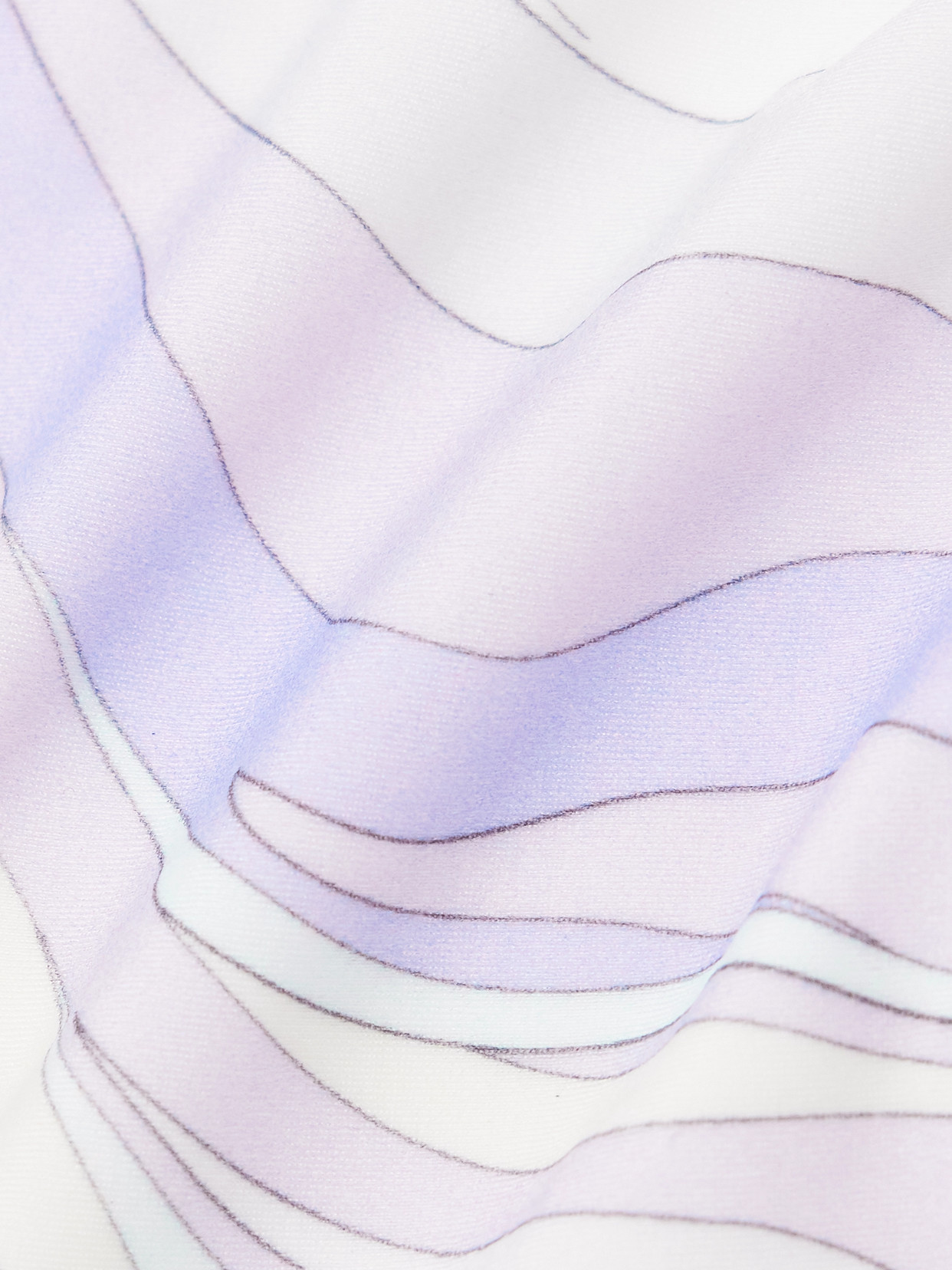 Printed Bikini Briefs - Purple