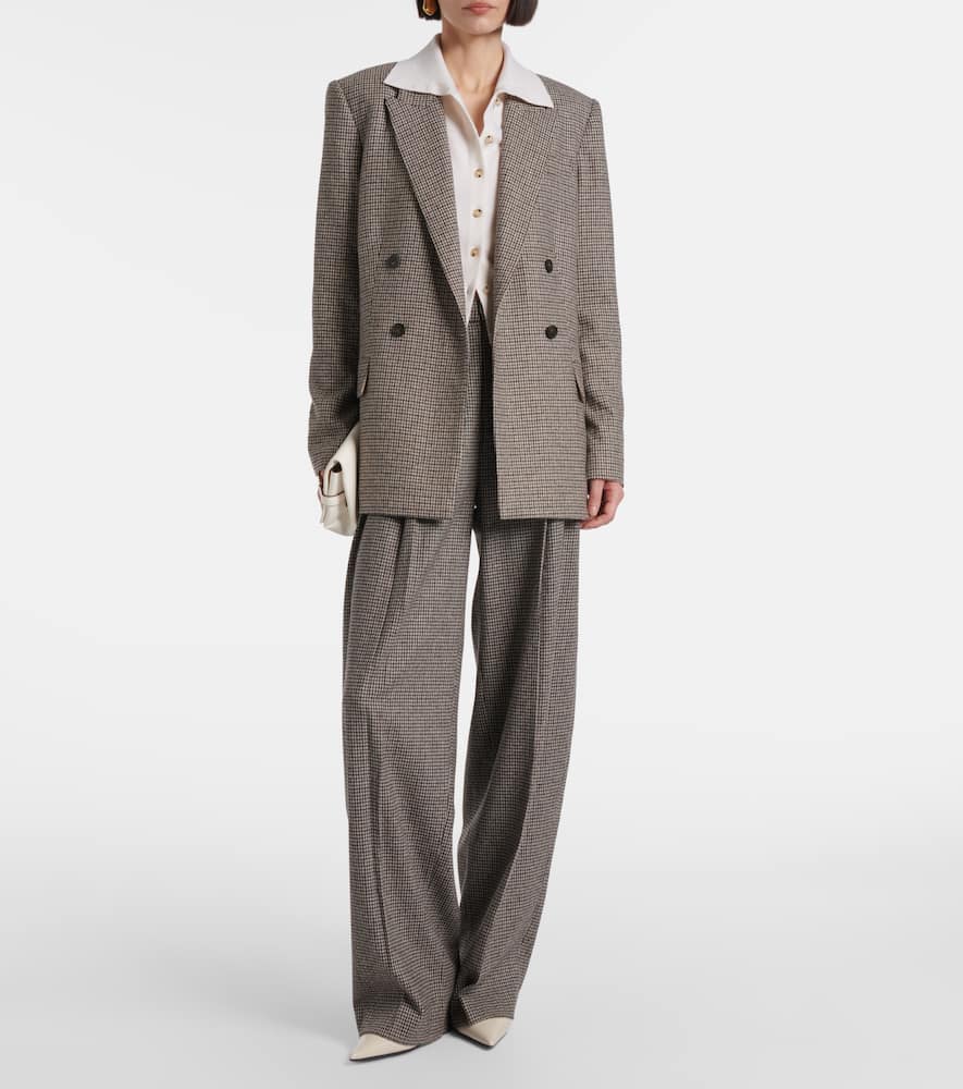 Houndstooth blazer