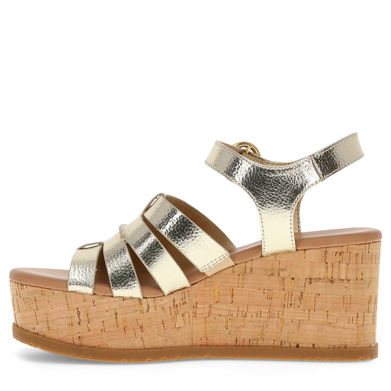 Women's Savannah Wedge Sandals (Light Gold)