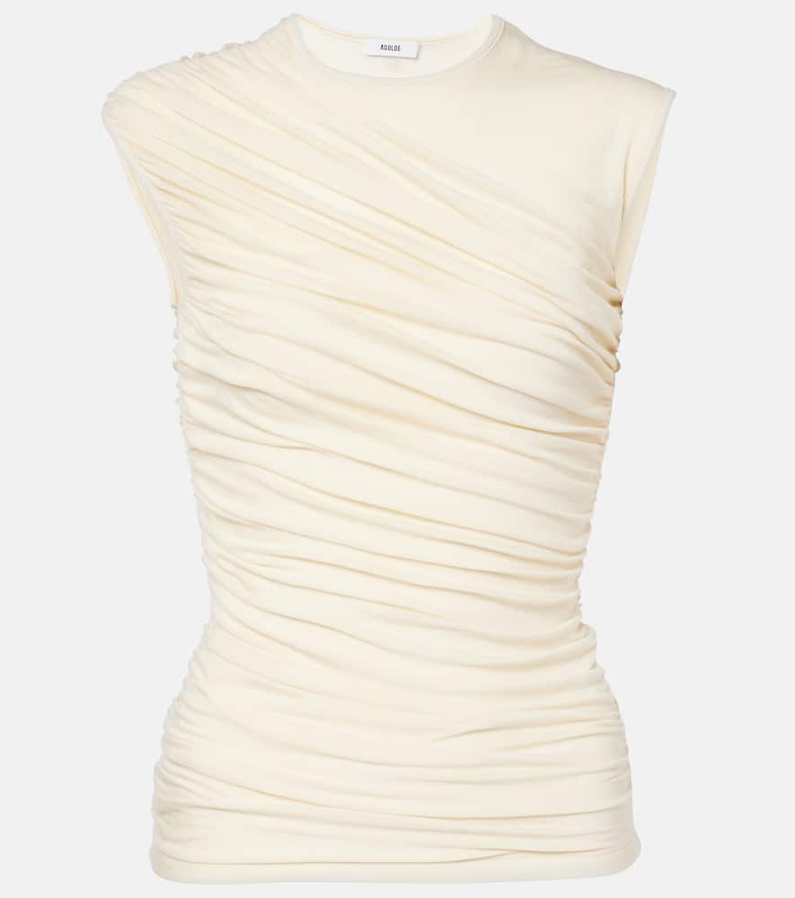 Ester ruched tank top