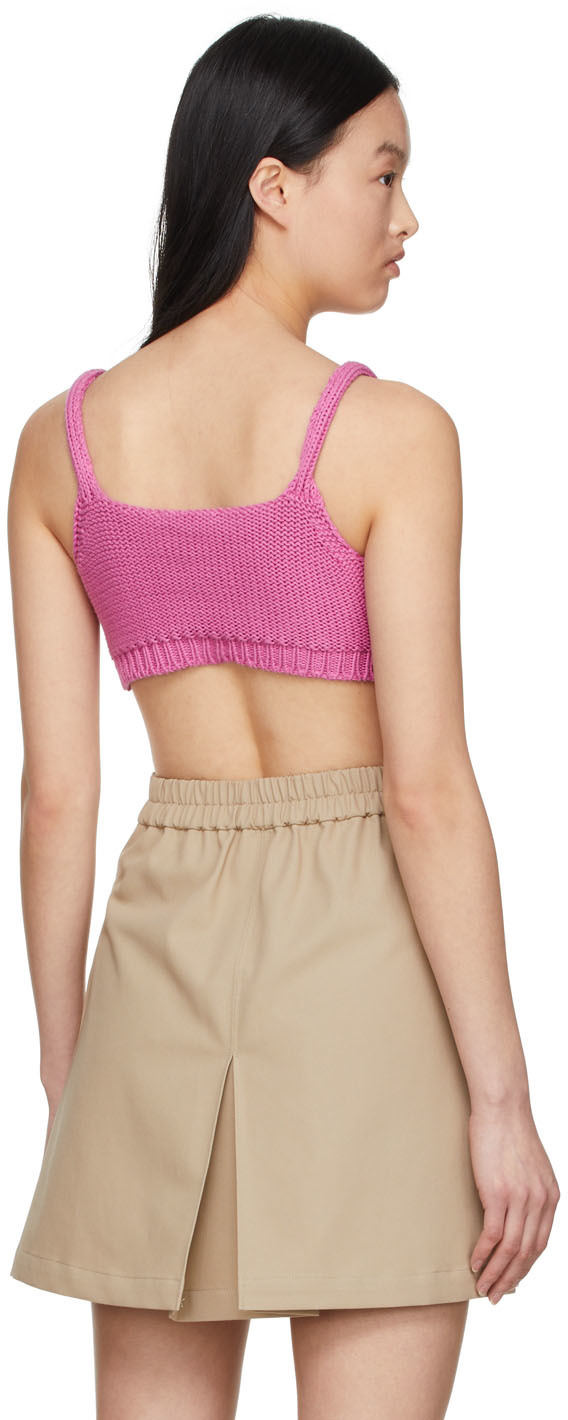Pink cotton camisole