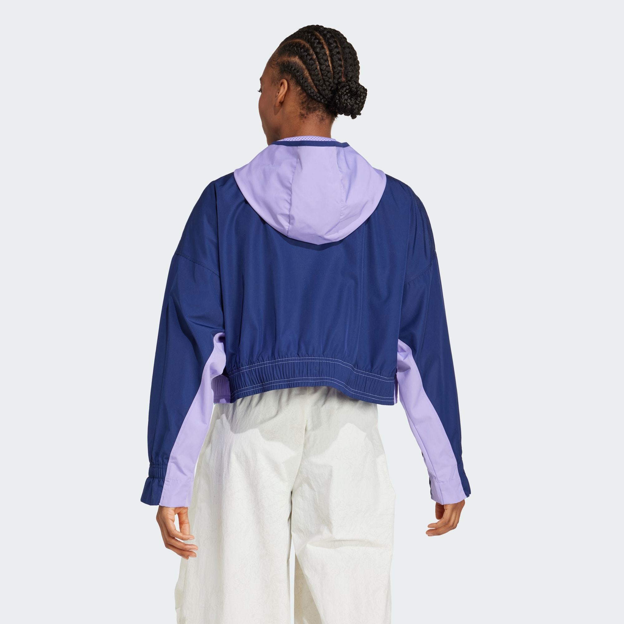 Adidas Performance Womens Arsenal Windbreaker - Purple - Mediu