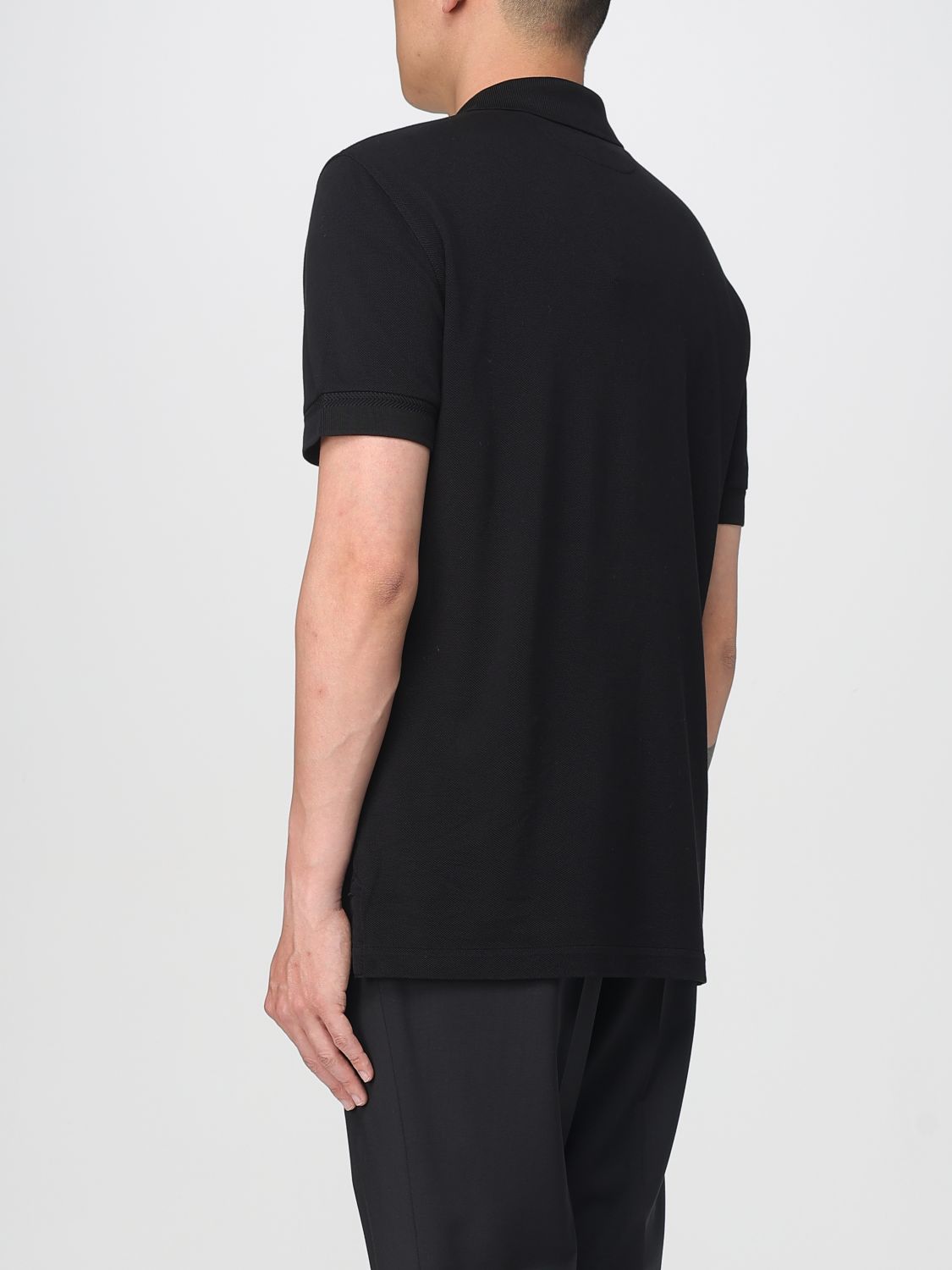 Polo Shirt Men color Black