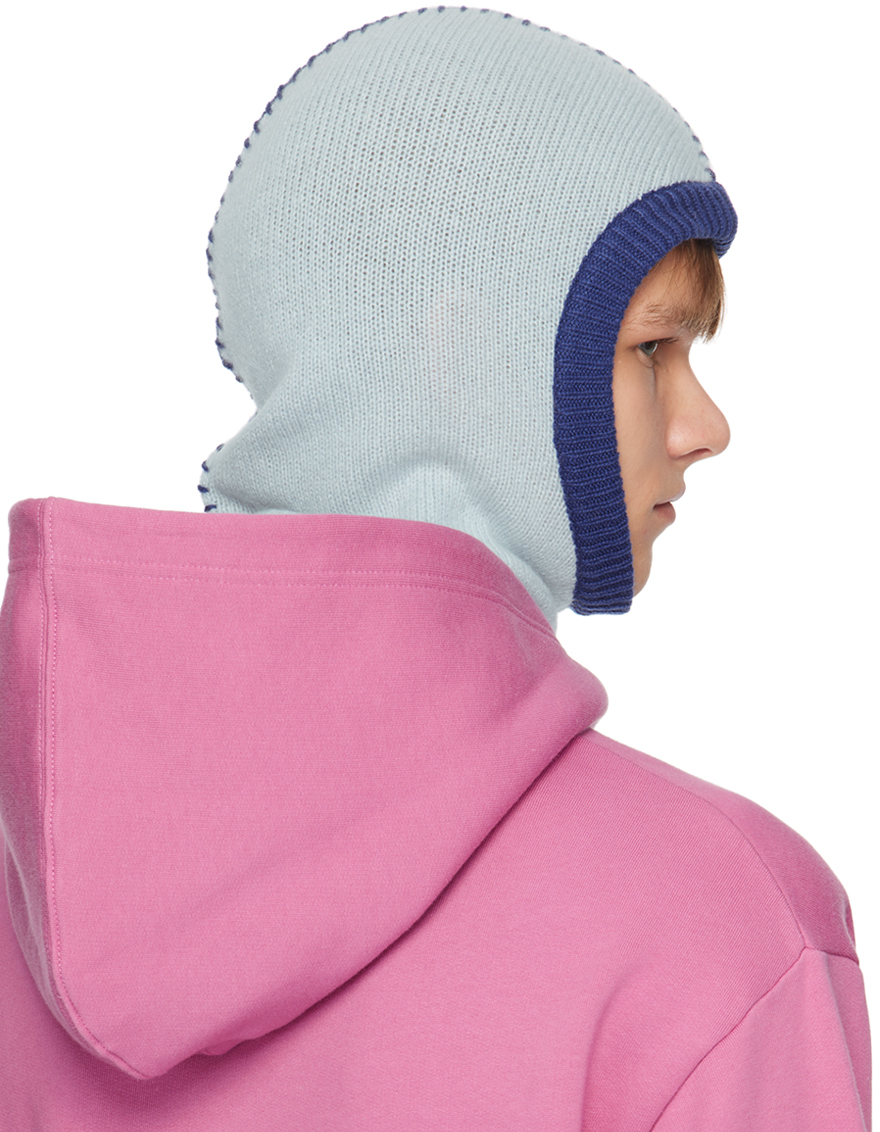 Marni Blue Cashmere Balaclava