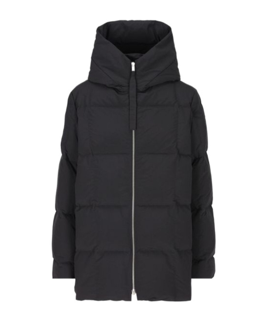 Quilted down jacket