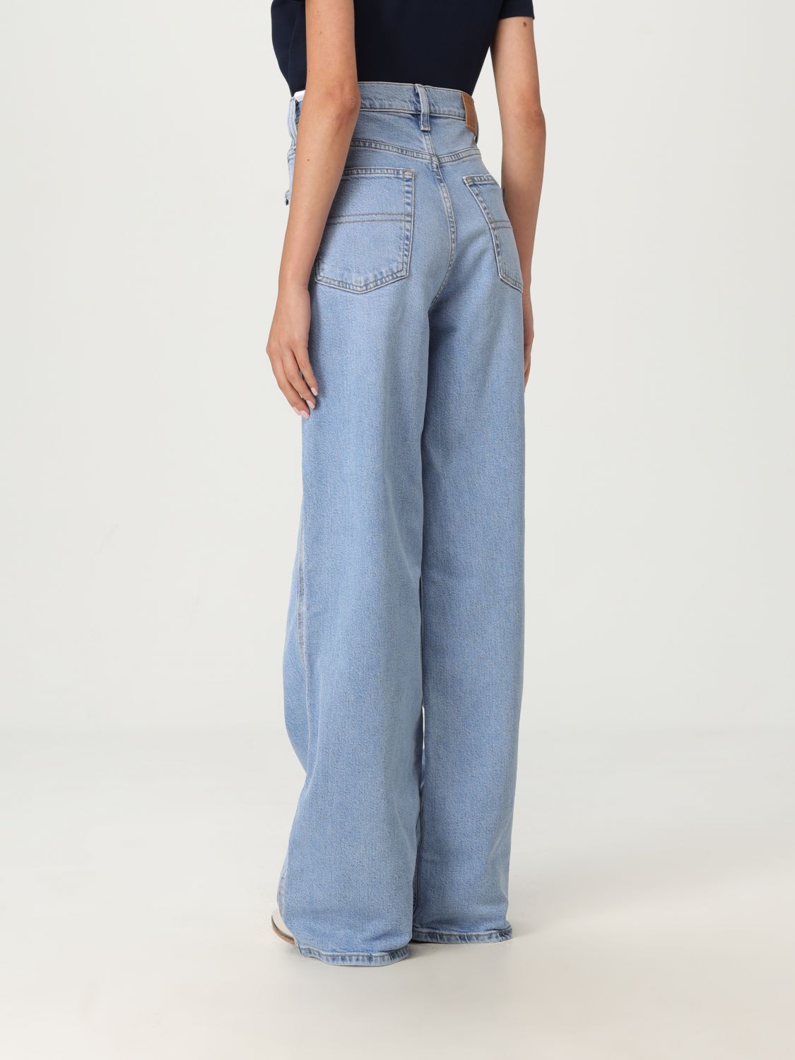 Claire high-rise wide-leg jeans - Blue