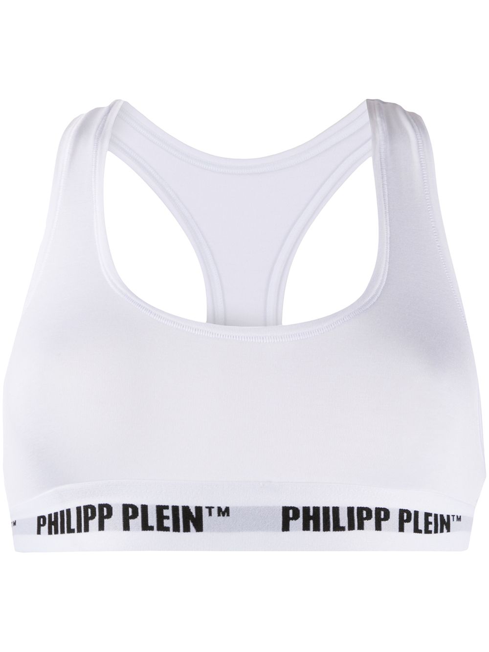 Logo band sports bra