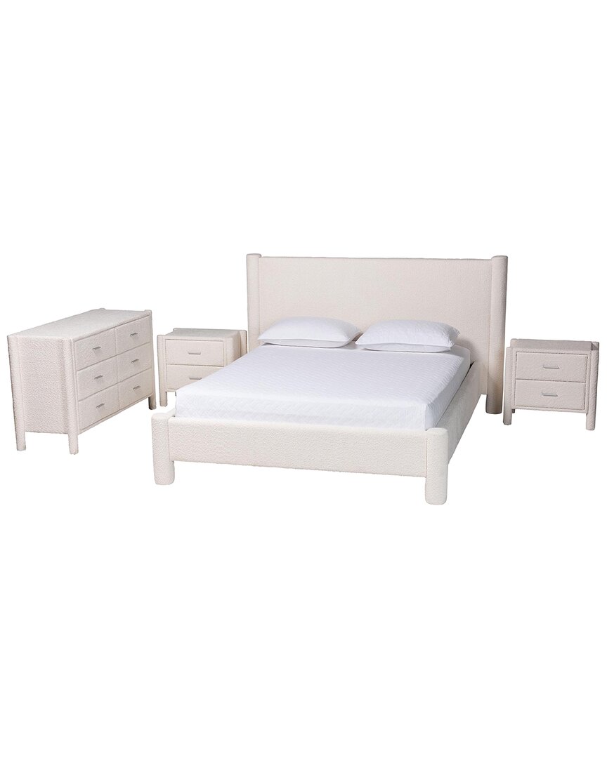 Laria Modern Teddy-Bear King Size 4pc Bedroom Set