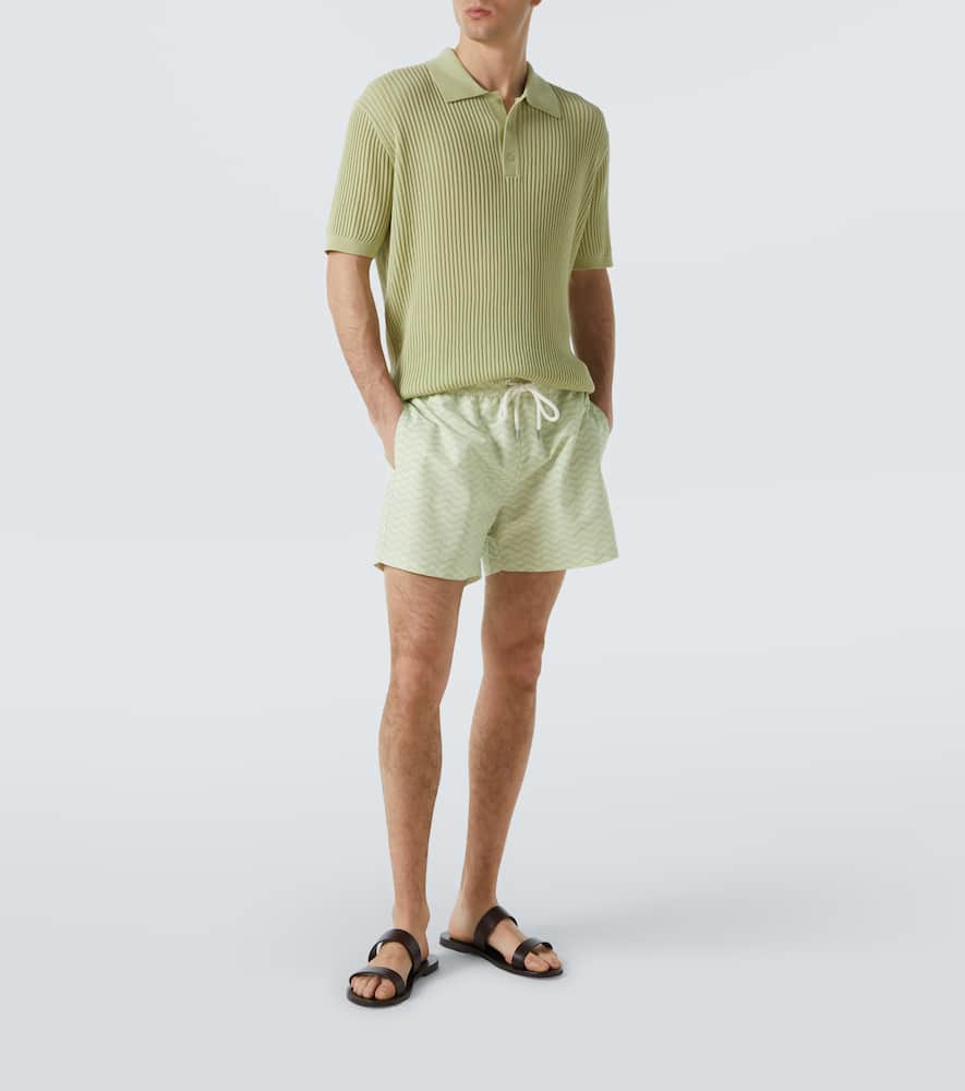 Vidal cotton-blend polo sweater