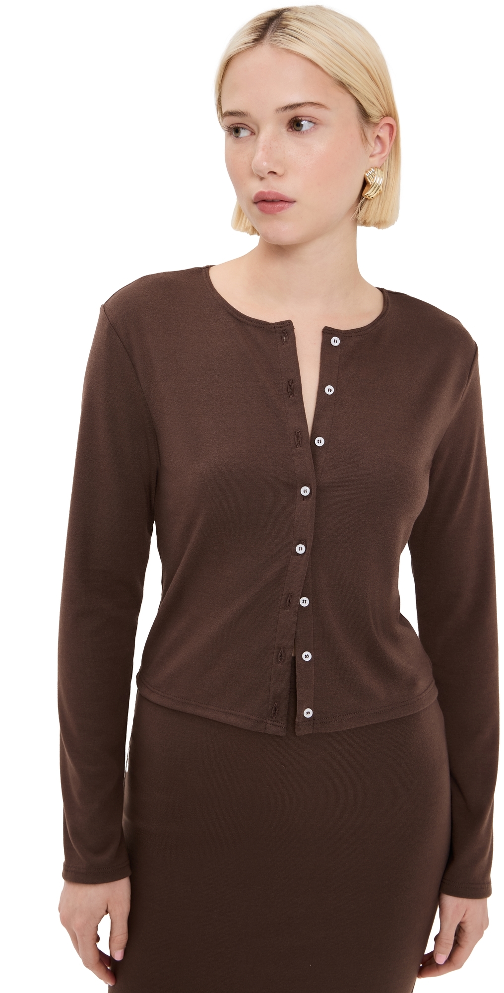 Eloise Cardigan Chocolate