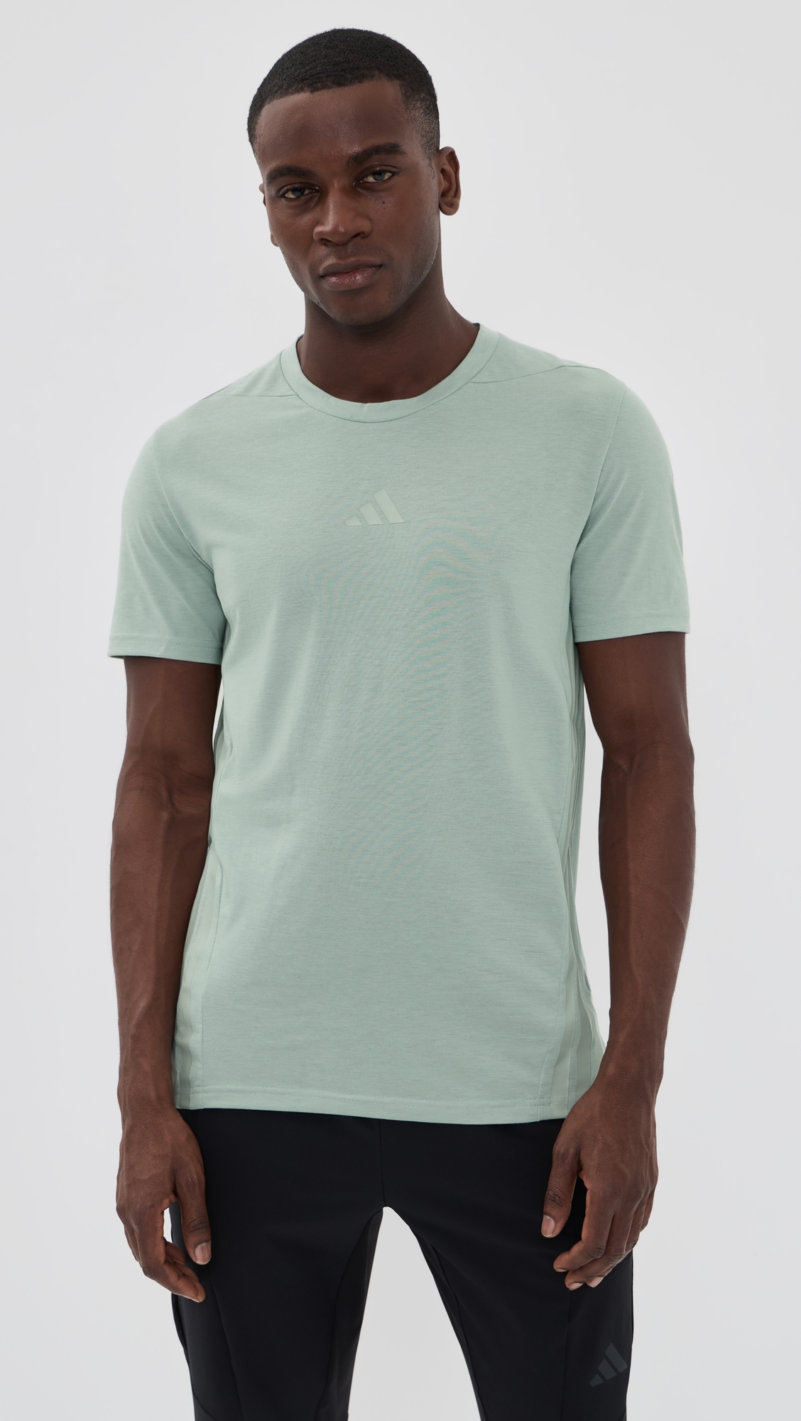 Designed For Training 3 Stripe Workout Tee Wonder Sage