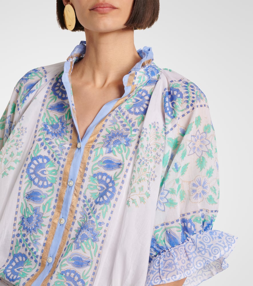 Paisley cotton minidress