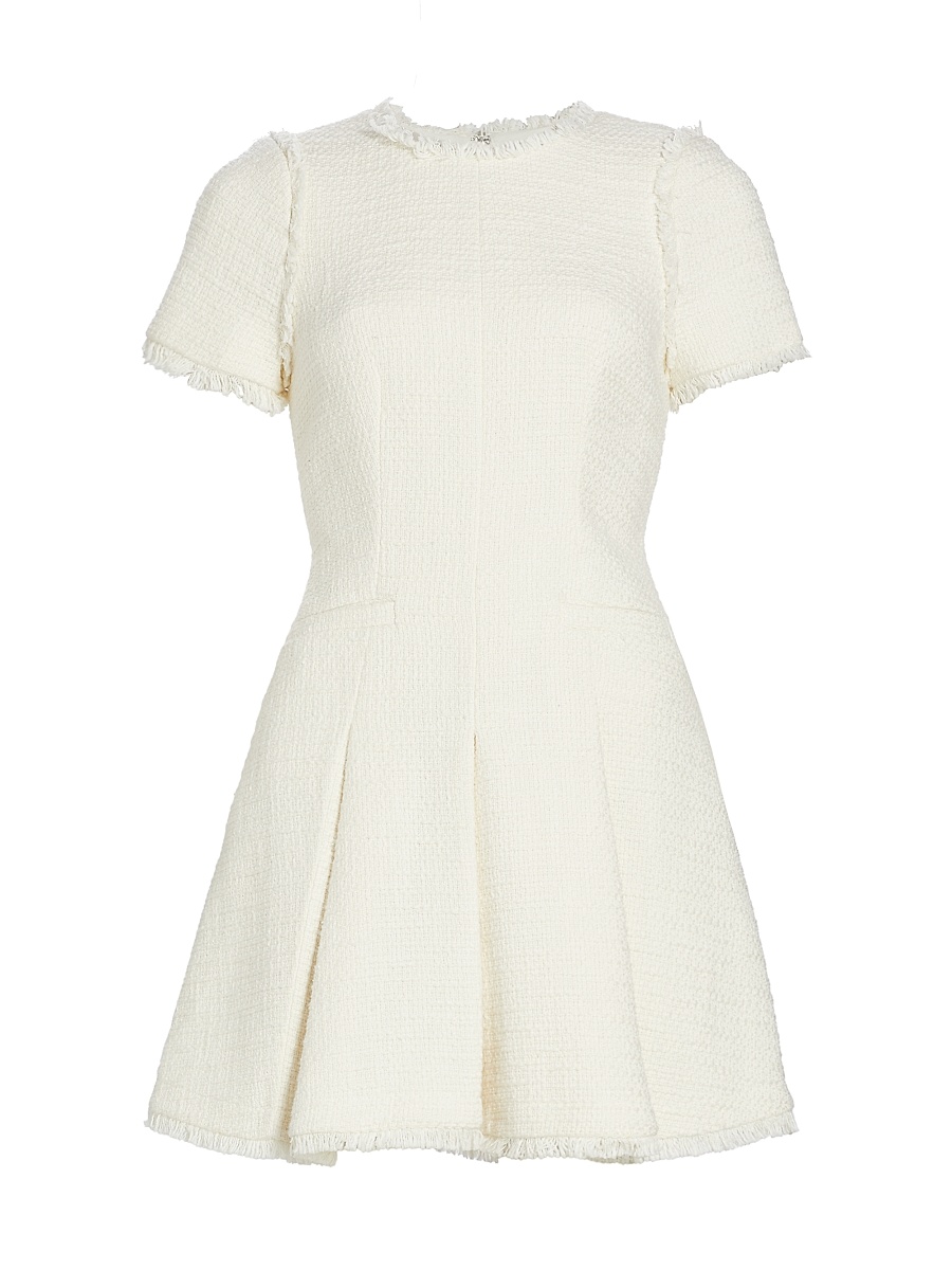 Women's Nova Cotton Tweed Minidress - Gardenia