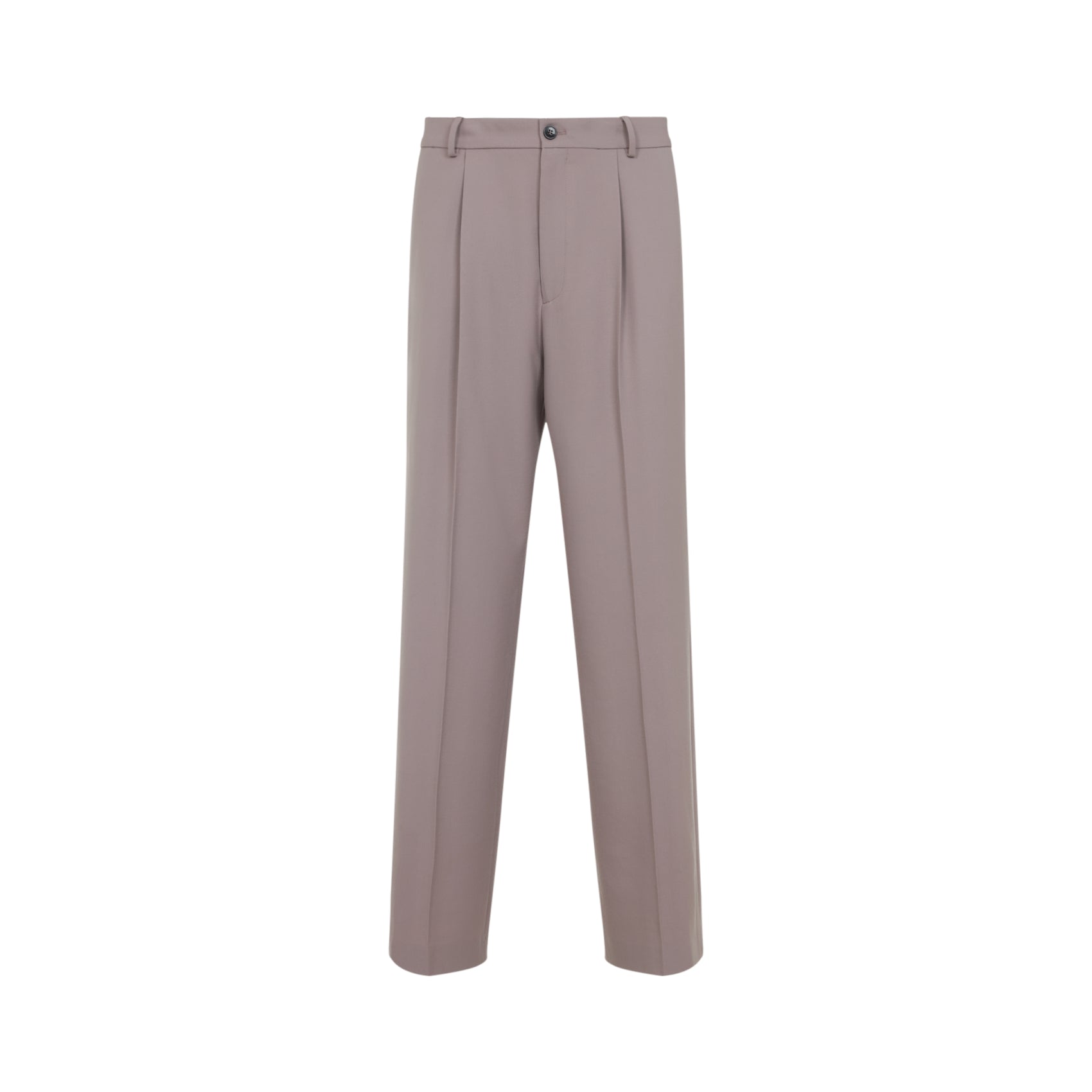Textured Wool Trousers for Men - Regular & Straight Leg