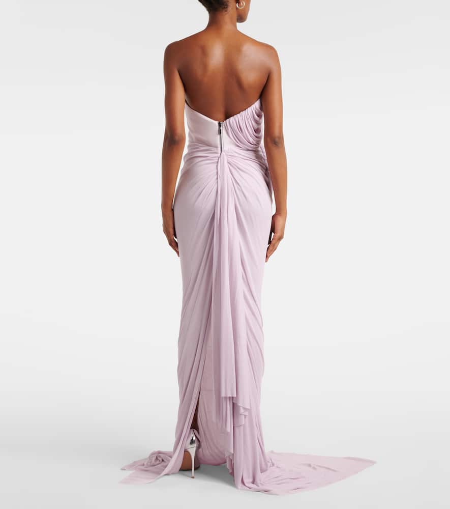 Systema draped jersey gown