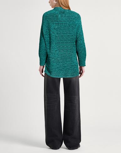 Woman Cardigan Dark green Size 10 Polyester, Polyamide