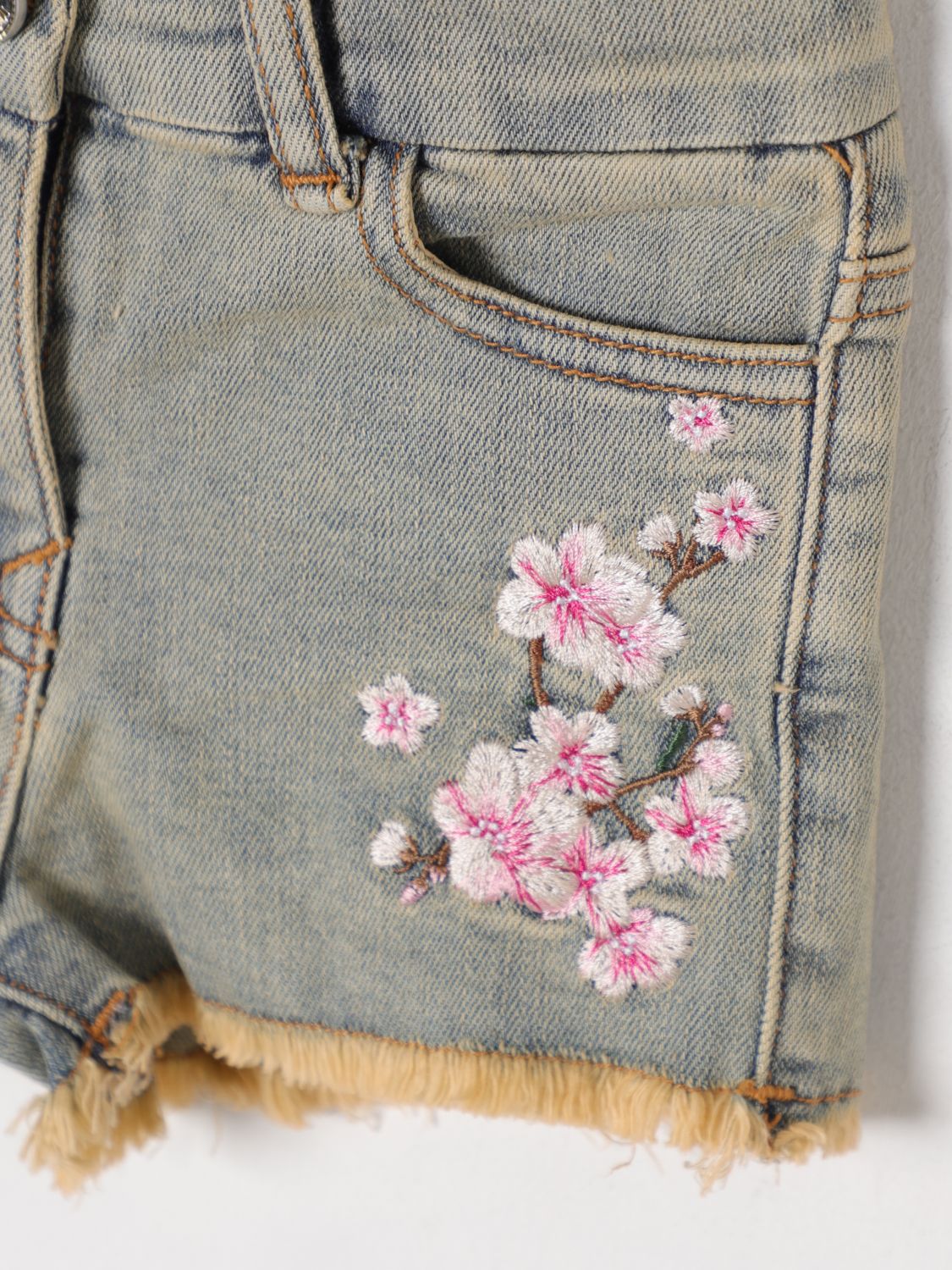 Short Kids color Denim
