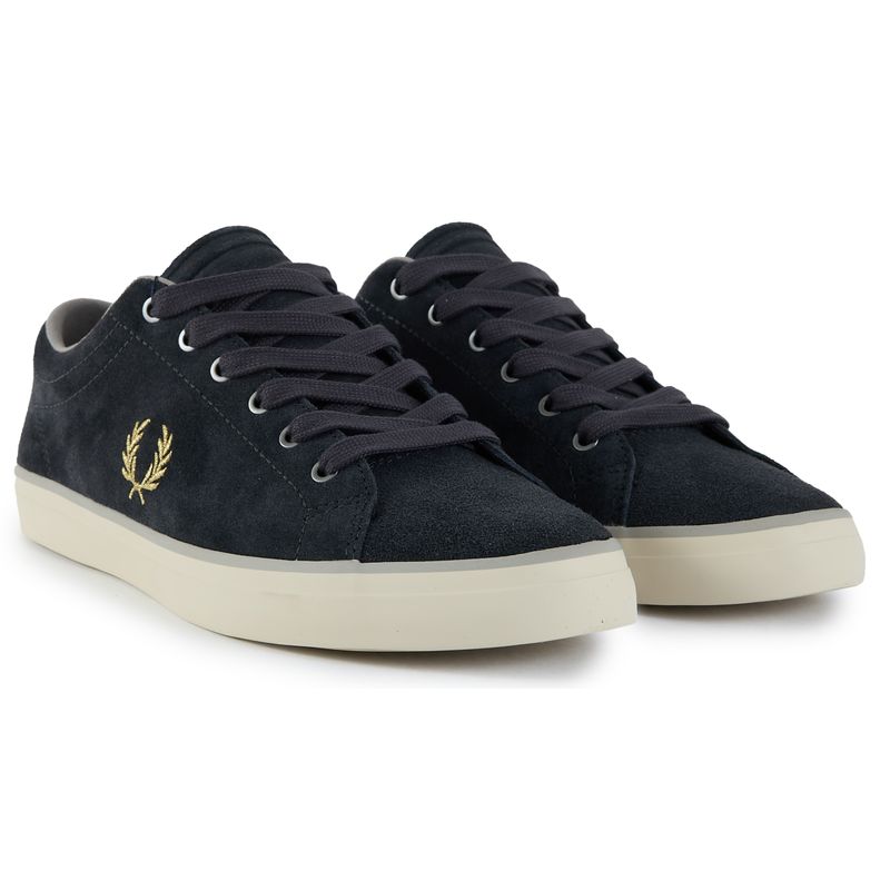 Fred Perry Mens B2330 Trainers - Grey Suede
