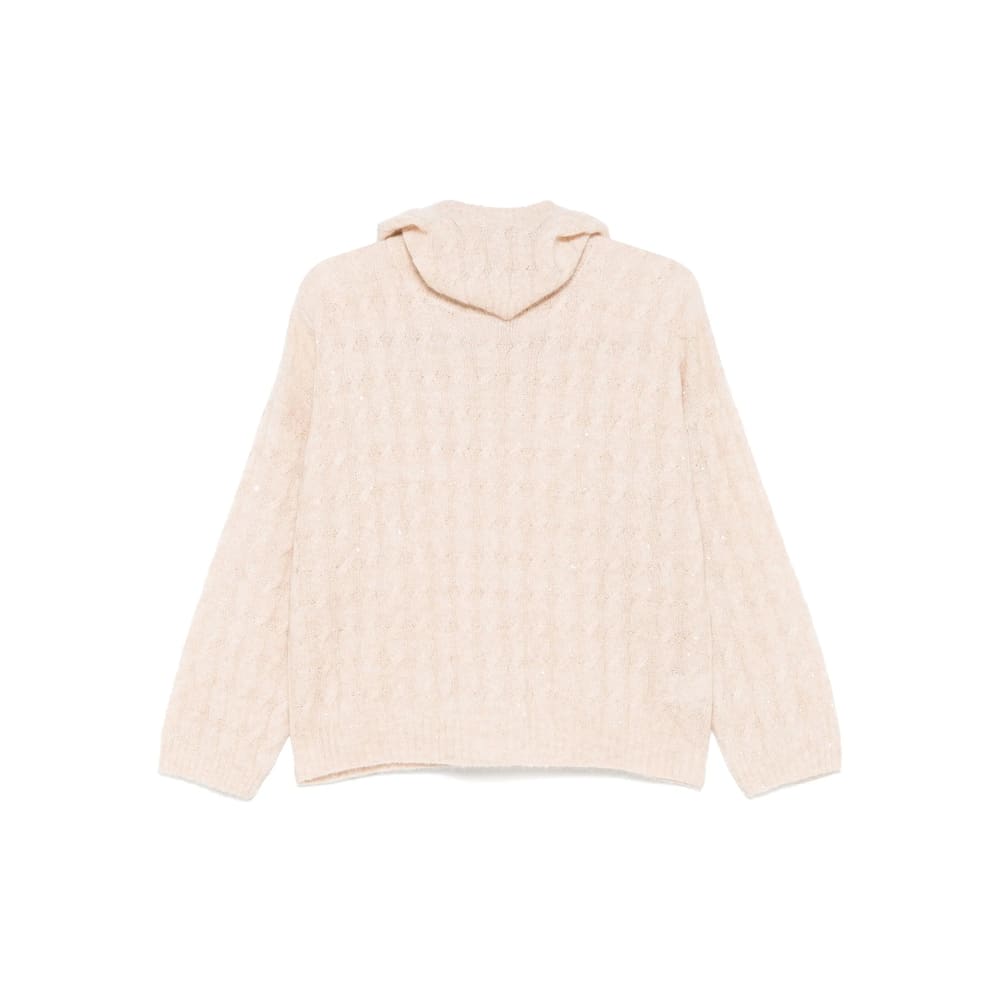 Mohair-cotton-blend sweater - Neutrals