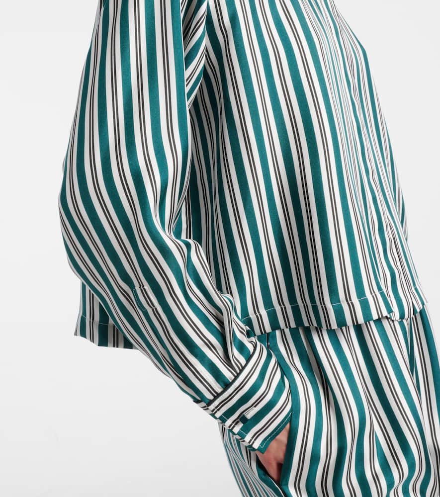 Brama striped silk shirt