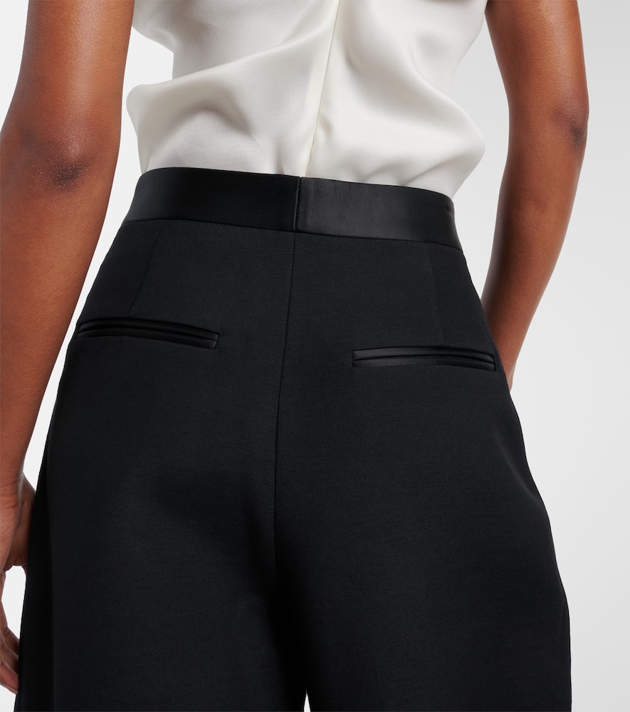 Marine wide-leg pants