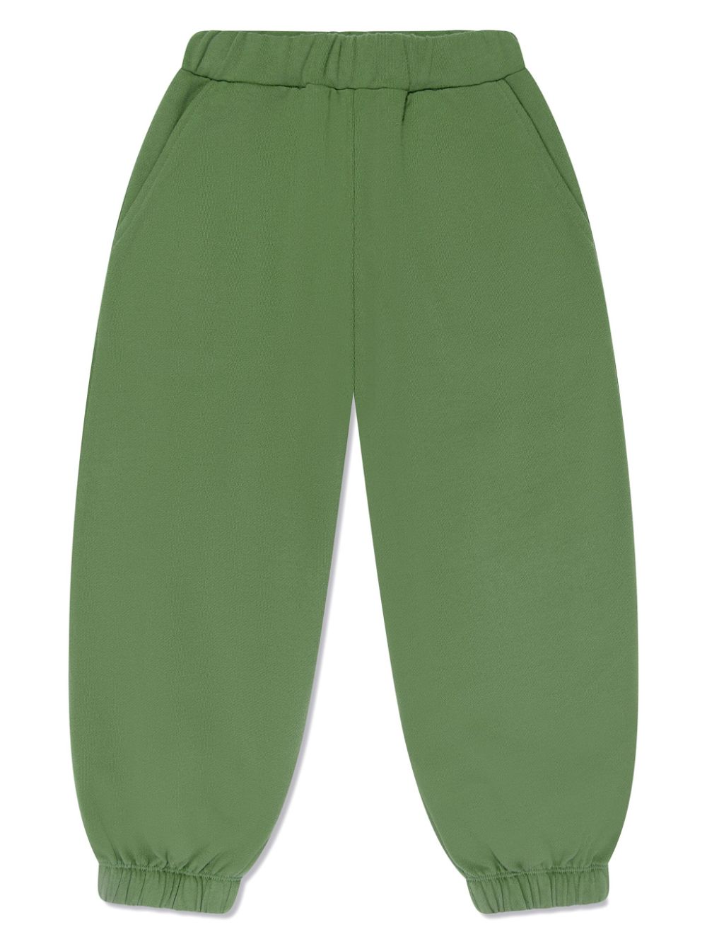 Logo-embroidered track pants - Green
