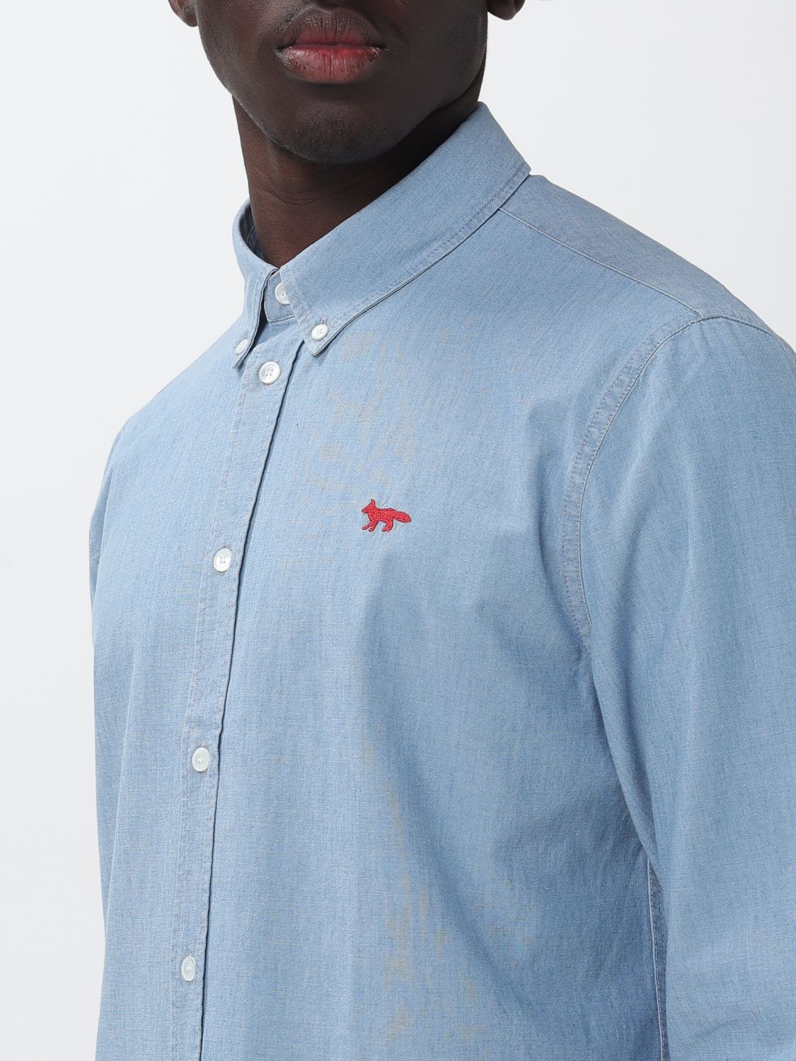 Shirt MAISON KITSUNÉ Men color Blue