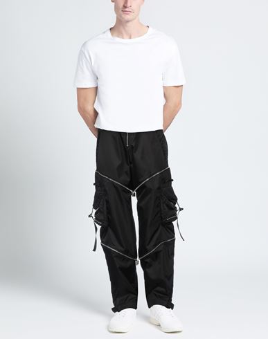 Off-white Man Pants Black