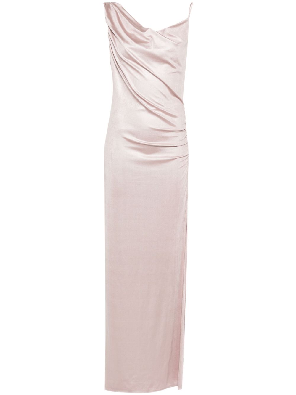 Re24 draped maxi dress - Neutrals