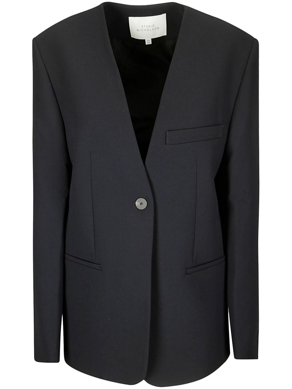 Single-breasted blazer - Black