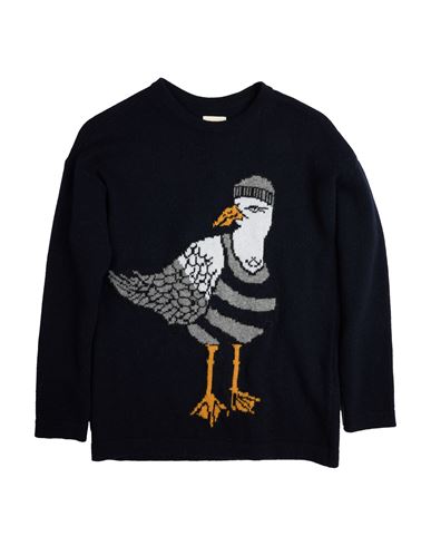 Kid Boy Sweater Black Size 10 Recycled wool, Recycled polyamide