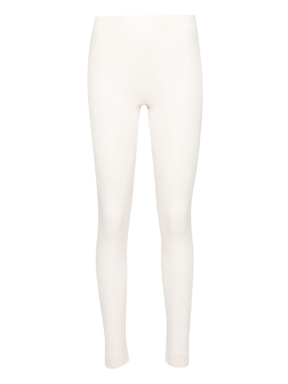 Silk stretchy leggings - Black