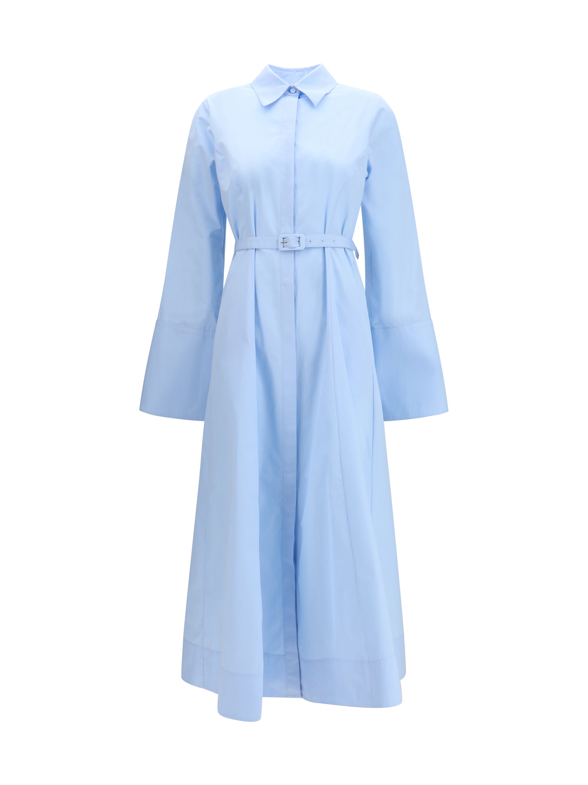 Carmina Shirtdress — Blue