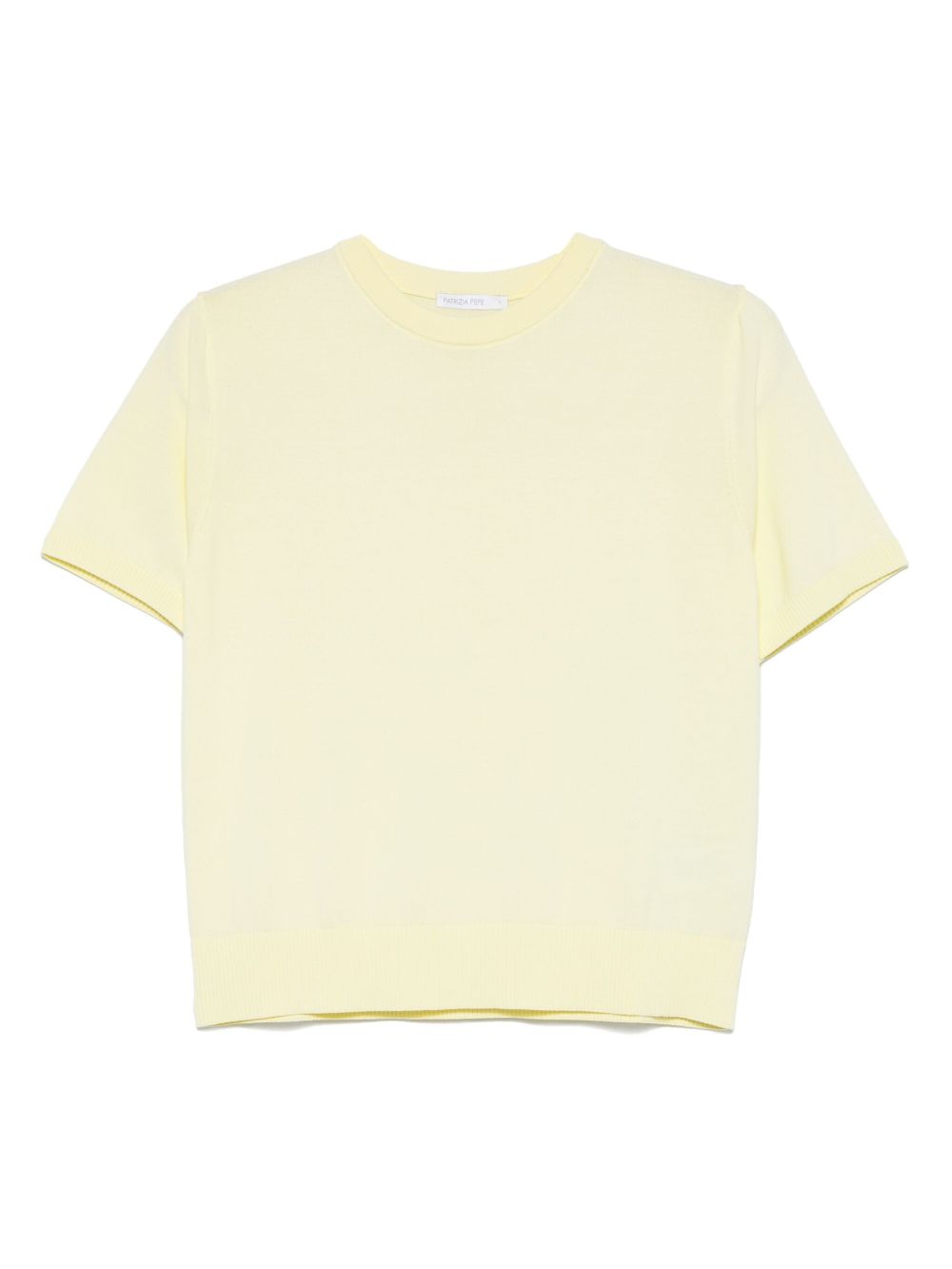Knitted T-shirt - Yellow