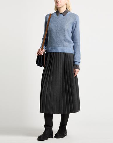 Woman Sweater Slate blue Size M Mohair wool, Polyamide, Wool