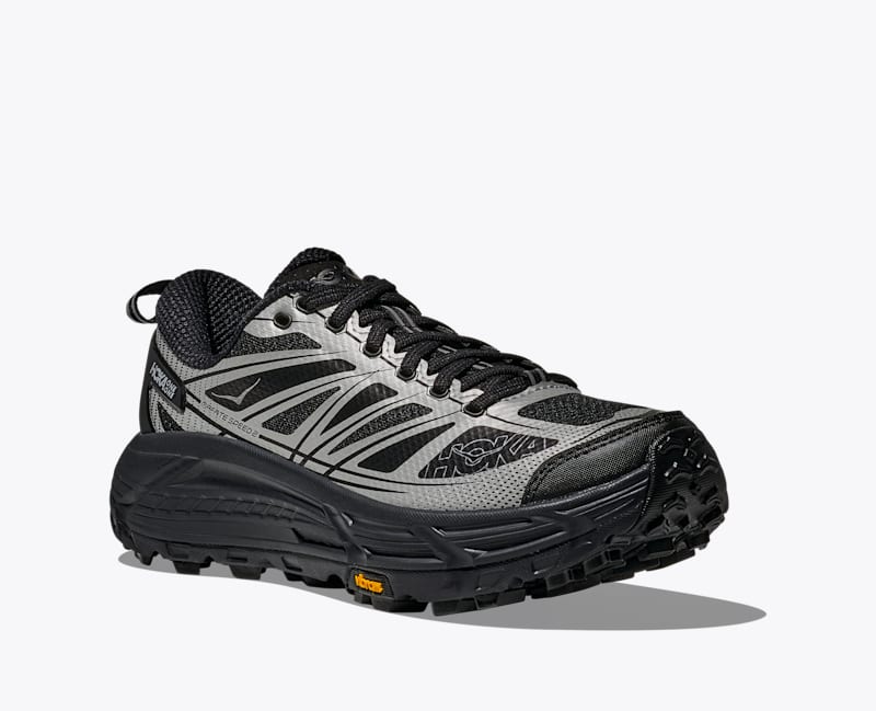 HOKA Mafate Speed 2 Shoes in Black/Silver