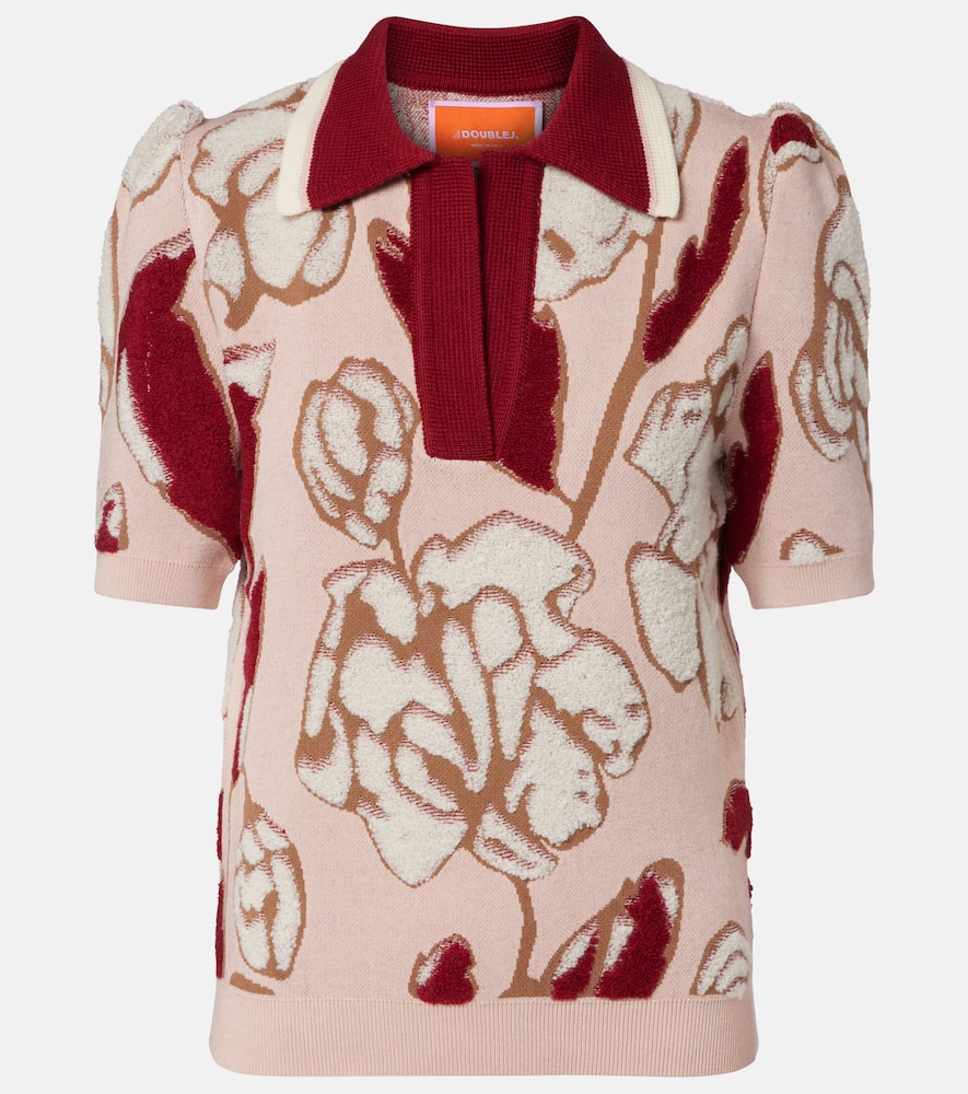 Pumped Up floral polo sweater
