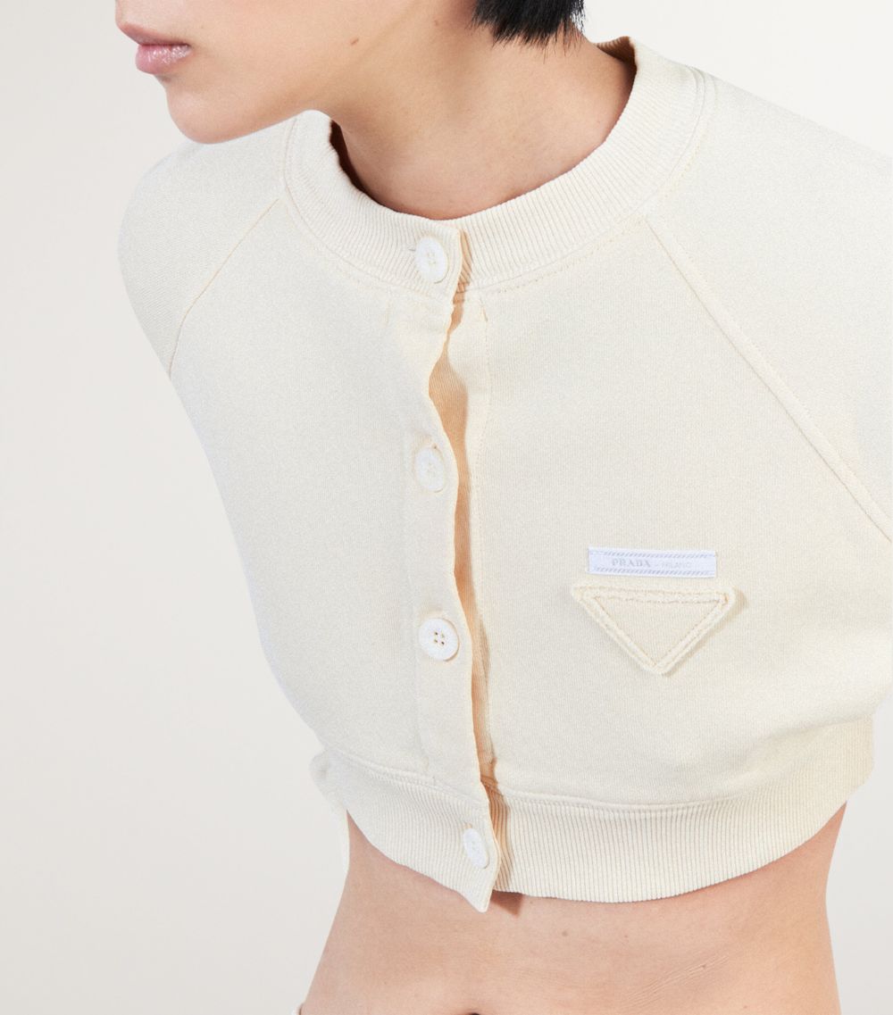 Cropped Triangle Cardigan